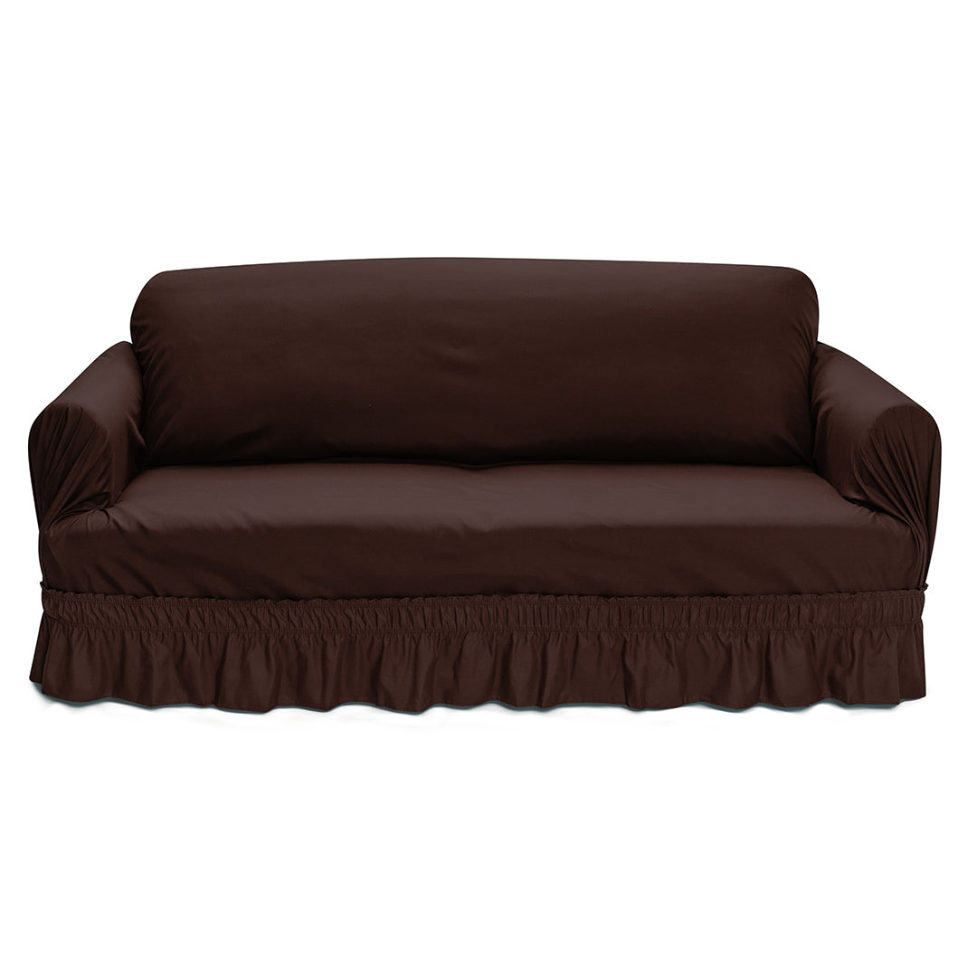Cubre sofa de dos puestos Resist Moka