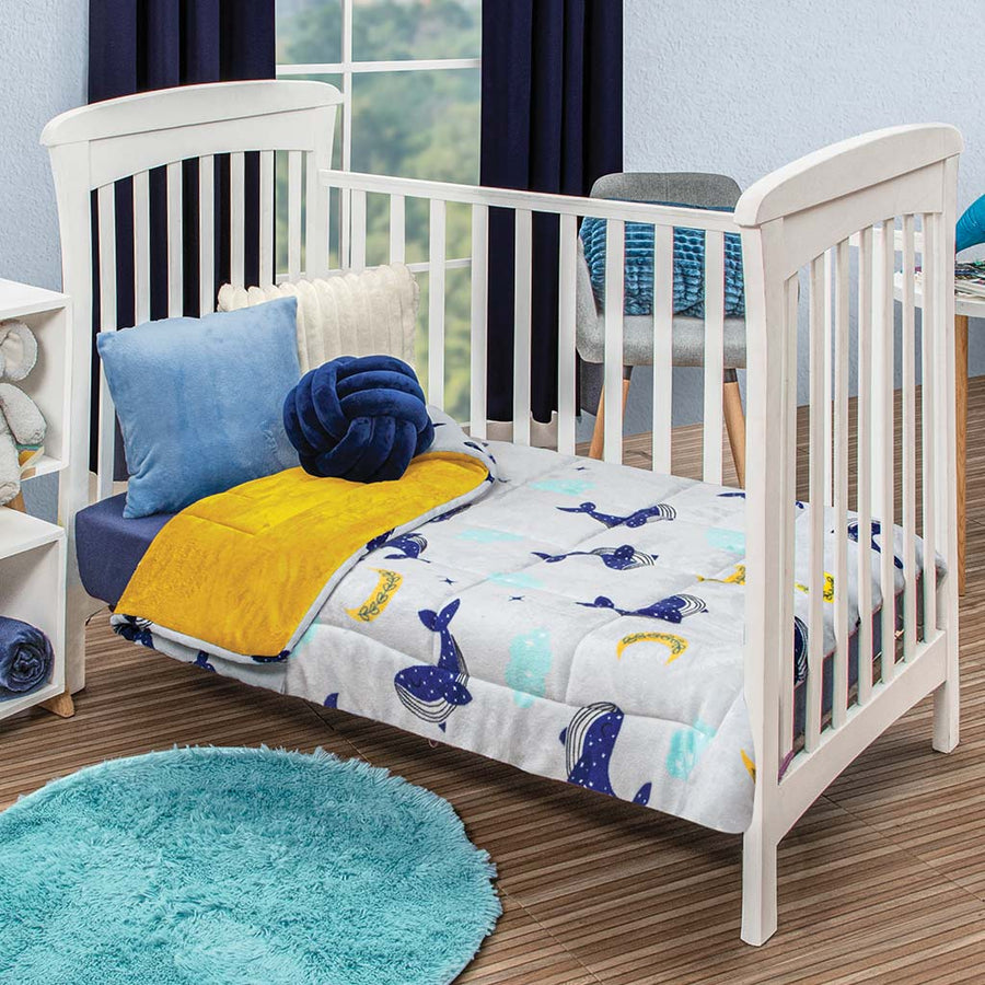 Barrera de cama Cascade 150 cm Baby azul - H1011