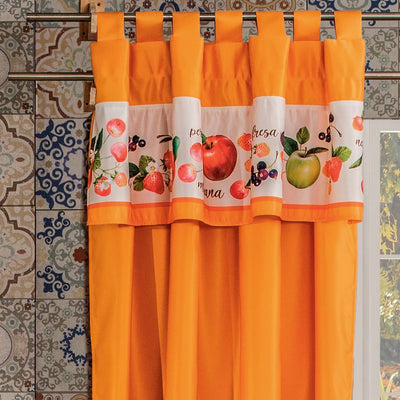 Cocina cortina Milena cocina naranja cortinas de cocina de tul para la  cocina de corto cortinas en la cocina - AliExpress